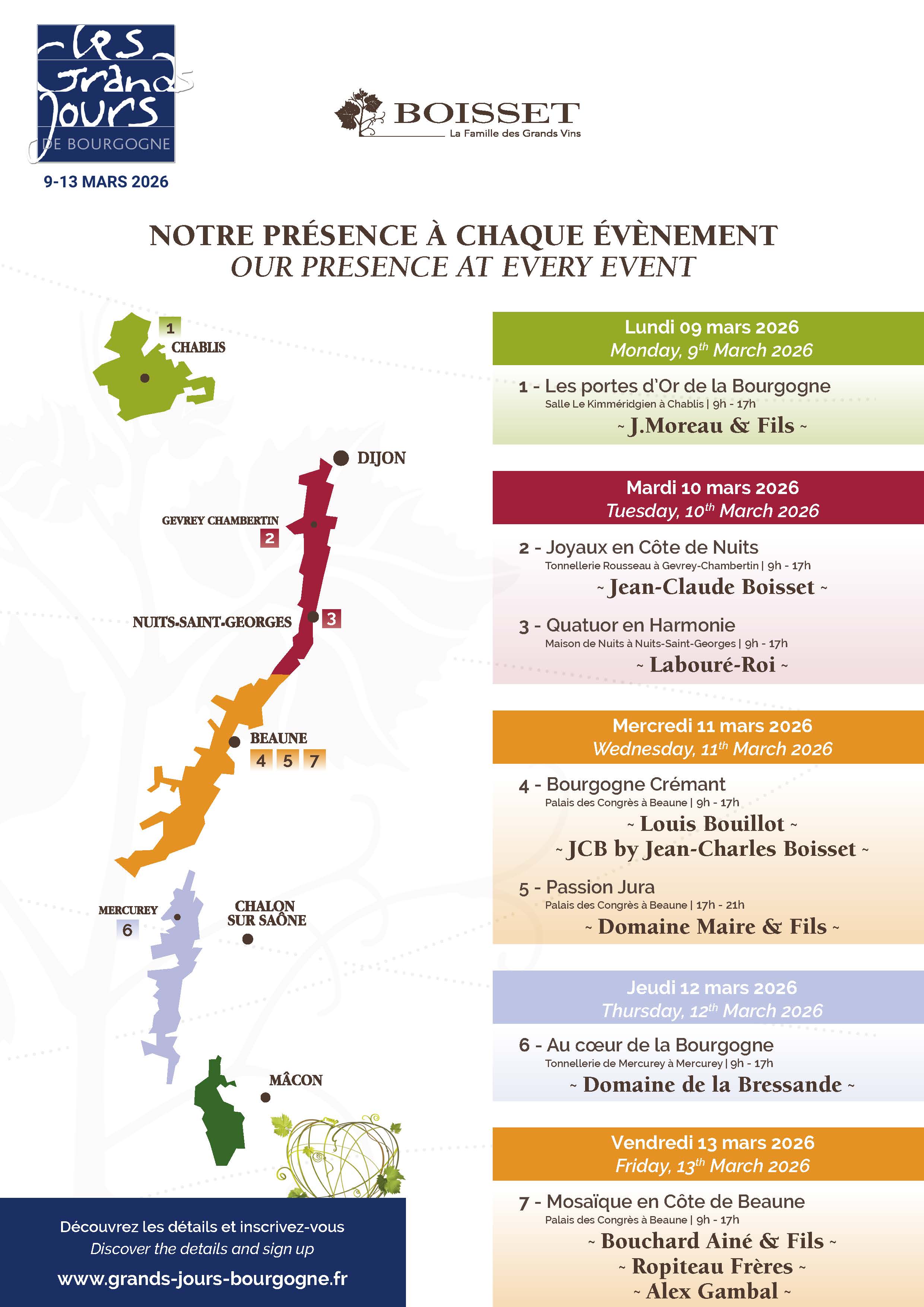 Programme Les Grands Jours de Bourgogne 2026